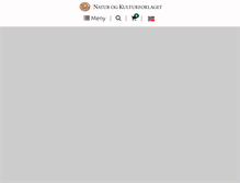 Tablet Screenshot of naturkultur.no